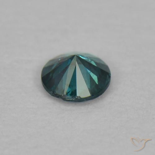 Diamant Vert naturelle Tour, 0.03 ct, VS-SI