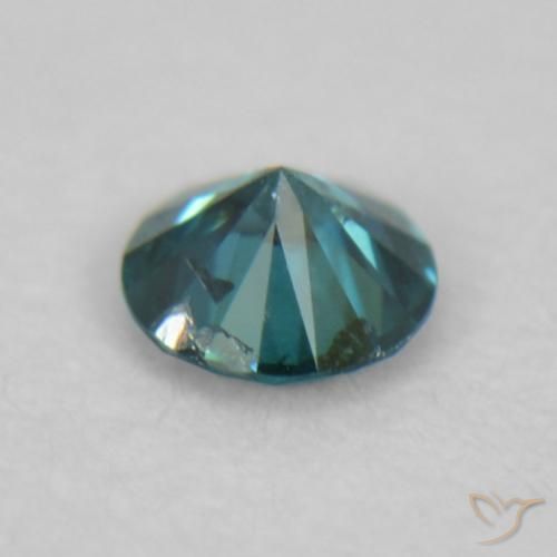 Diamant Bleu naturelle Tour, 0.02 ct, VS-SI