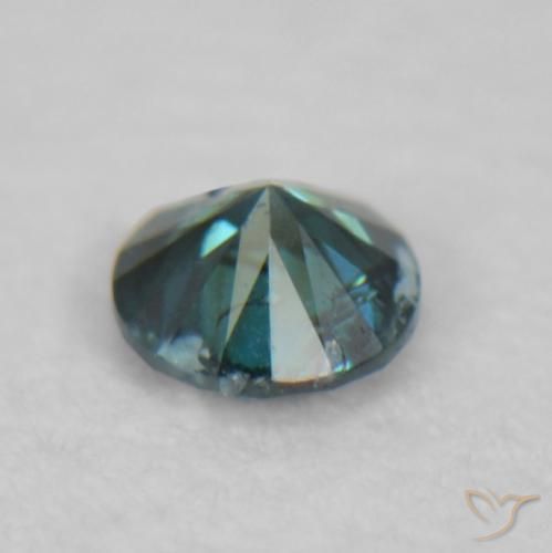 Diamant Vert naturelle Tour, 0.02 ct, VS-SI