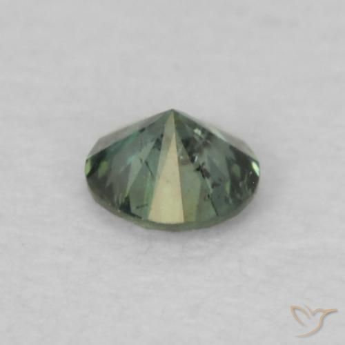 Diamant Vert naturelle Tour, 0.05 ct, VS