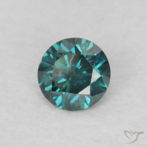 Diamant Bleu naturelle Tour, 0.06 ct, VS