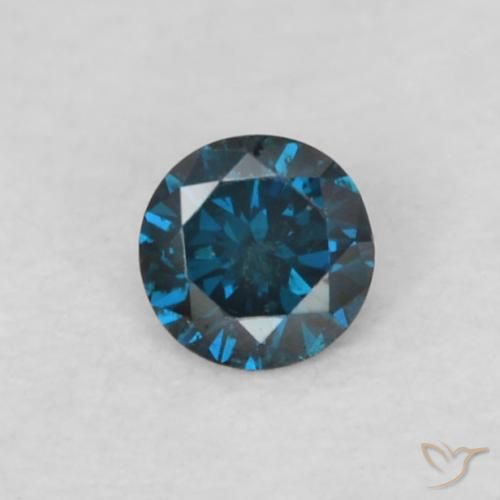 0.05ct Naturel Bleu Diamant, Tour, VS