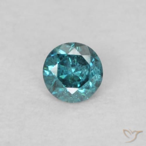 0.04ct Naturel Bleu Diamant, Tour, VS-SI