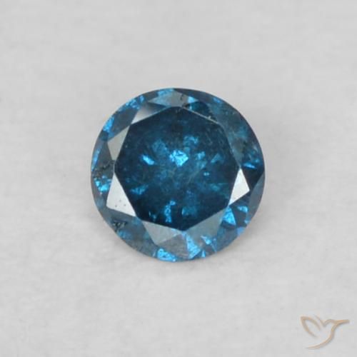0.04ct Naturel Bleu Diamant, Tour, VS-SI