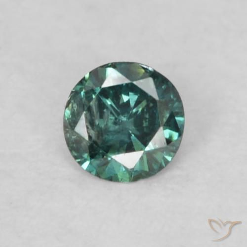 0.05ct Naturel Vert Diamant, Tour, VS-SI