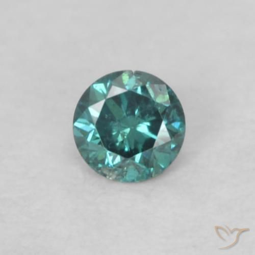 0.04ct Naturel Vert Diamant, Tour, VS-SI