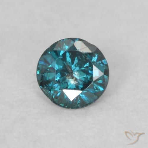 0.05ct Naturel Bleu Diamant, Tour, VS-SI