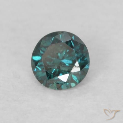 Diamant Bleu naturelle Tour, 0.05 ct, VS-SI