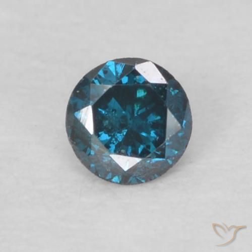 0.06ct Naturel Bleu Diamant, Tour, VS-SI