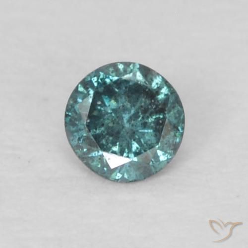 0.05ct Naturel Bleu Diamant, Tour, VS-SI