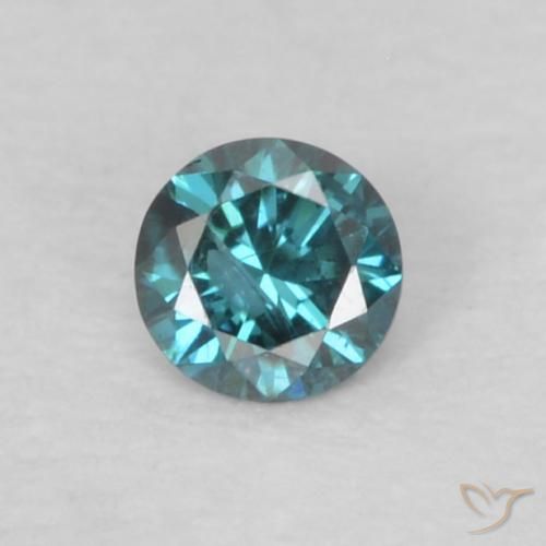 0.06ct Naturel Bleu Diamant, Tour, VS-SI