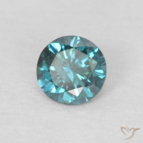 Diamant Bleu naturelle Tour, 0.06 ct, VS-SI