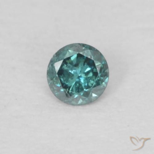 0.04ct Naturel Vert Diamant, Tour, VS-SI