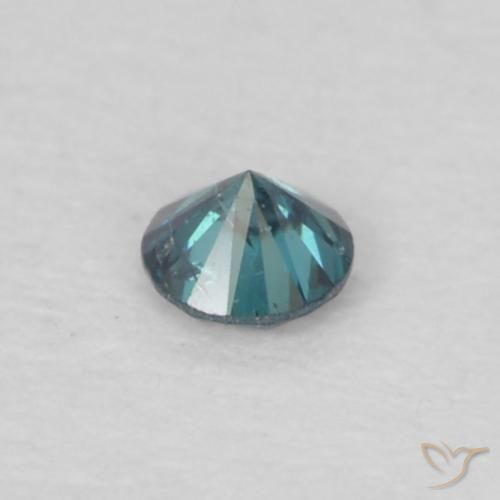 Diamant Vert naturelle Tour, 0.04 ct, VS-SI