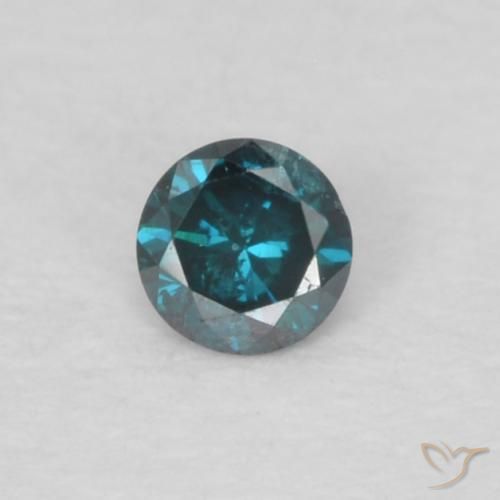 0.04ct Naturel Bleu Diamant, Tour, VS-SI