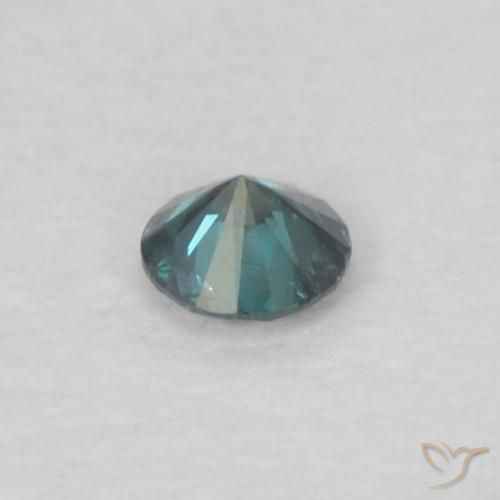 Diamant Vert naturelle Tour, 0.03 ct, VS-SI