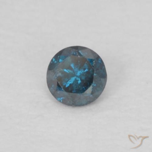 Diamant Bleu naturelle Tour, 0.04 ct, VS-SI