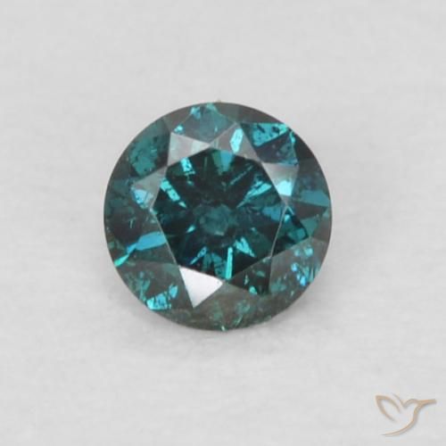 0.06ct Naturel Bleu Diamant, Tour, VS