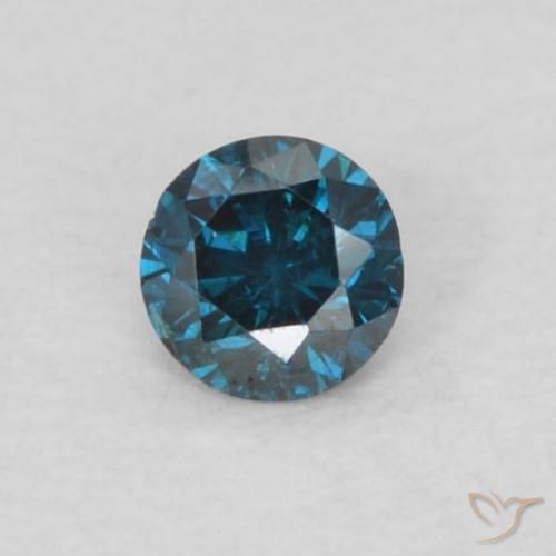0.05ct Naturel Bleu Diamant, Tour, VS