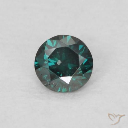 0.05ct Naturel Vert Diamant, Tour, VS