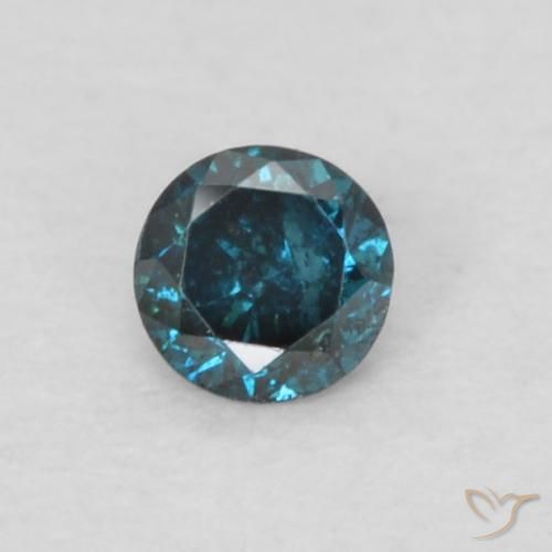 0.06ct Naturel Bleu Diamant, Tour, VS
