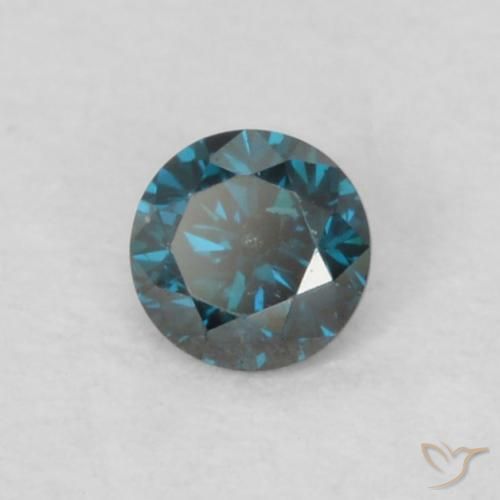 Diamant Bleu naturelle Tour, 0.06 ct, VS