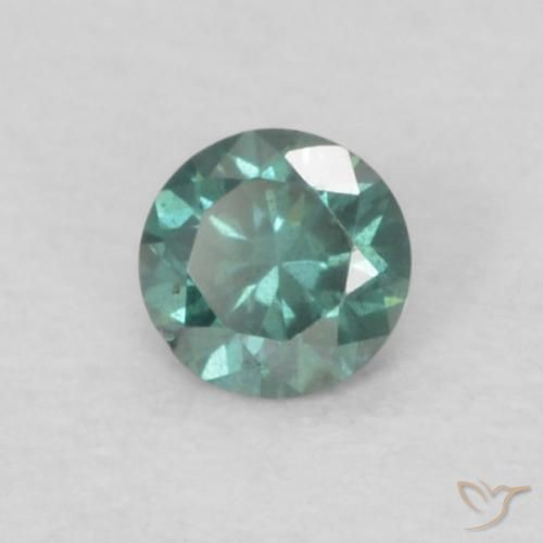 Diamant Vert naturelle Tour, 0.06 ct, VS