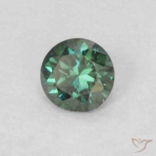 Diamant Vert naturelle Tour, 0.05 ct, VS