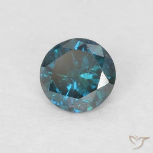 Diamant Bleu naturelle Tour, 0.06 ct, VS