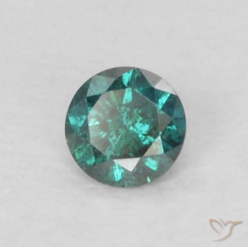 Diamant Vert naturelle Tour, 0.05 ct, VS