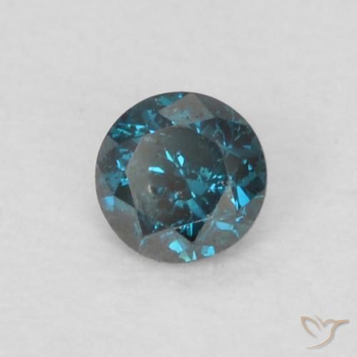 Diamant Bleu naturelle Tour, 0.06 ct, VS