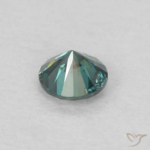 Diamant Vert naturelle Tour, 0.04 ct, VS