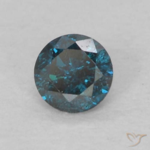Diamant Bleu naturelle Tour, 0.08 ct, VS-SI