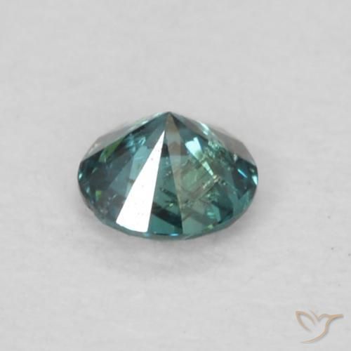 Diamant Vert naturelle Tour, 0.06 ct, VS-SI