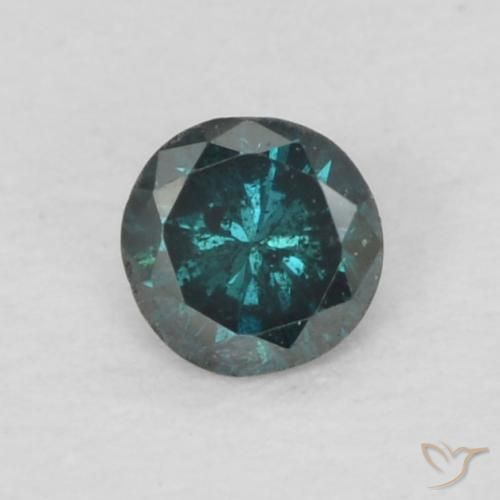 0.07ct Naturel Bleu Diamant, Tour, VS-SI