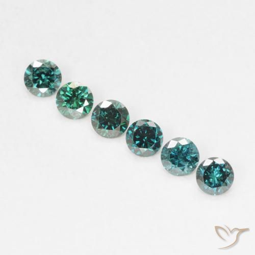 0.05ct Naturel Vert Diamant, Tour, VVS-VS