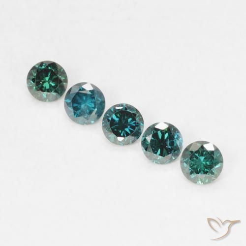 0.05ct Naturel Vert Diamant, Tour, VVS-VS