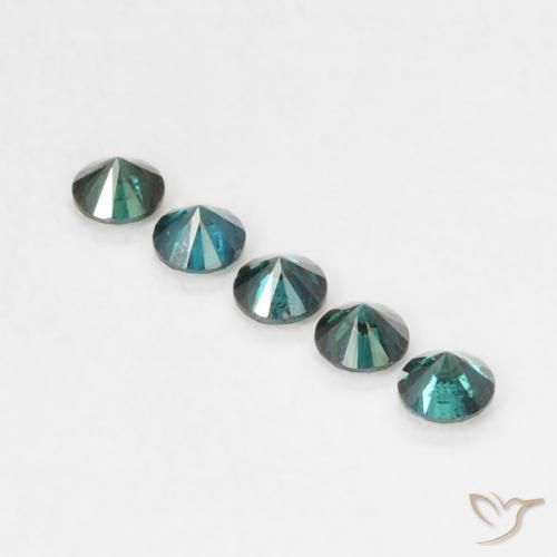 Diamant Vert naturelle Tour, 0.05 ct, VVS-VS