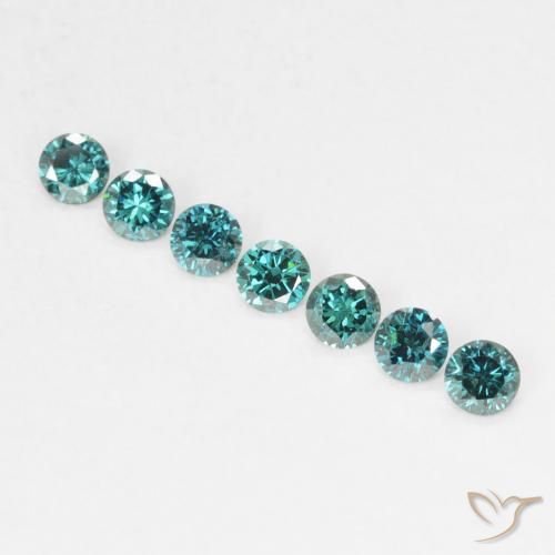 0.04ct Naturel Vert Diamant, Tour, VVS-VS
