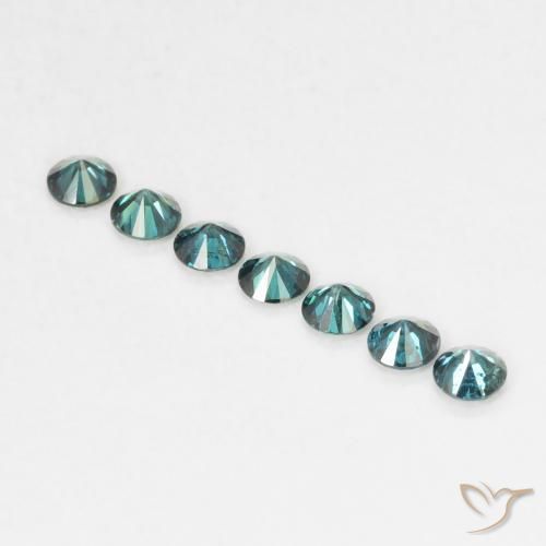 Diamant Vert naturelle Tour, 0.04 ct, VVS-VS