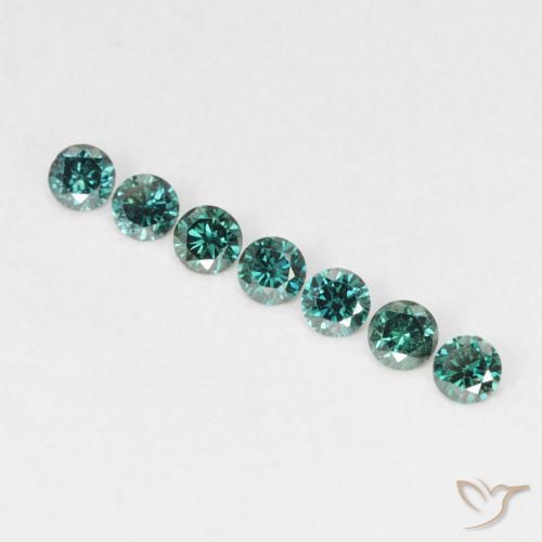0.04ct Naturel Vert Diamant, Tour, VVS-VS