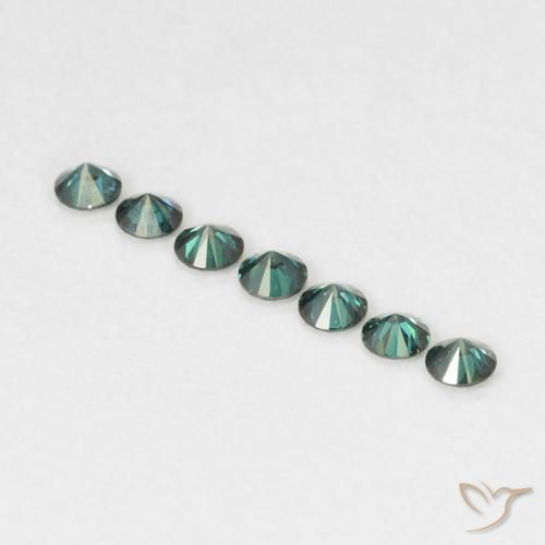 Diamant Vert naturelle Tour, 0.04 ct, VVS-VS