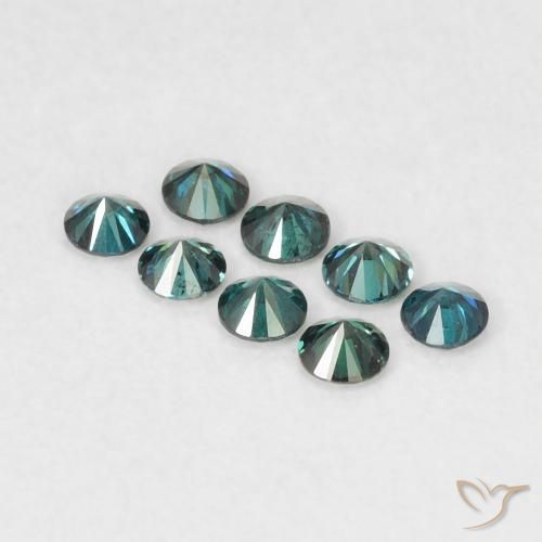 Diamant Vert naturelle Tour, 0.03 ct, VVS-VS