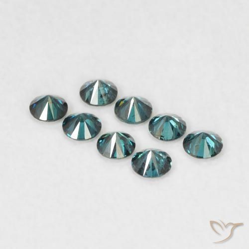 Diamant Vert naturelle Tour, 0.03 ct, VVS-VS