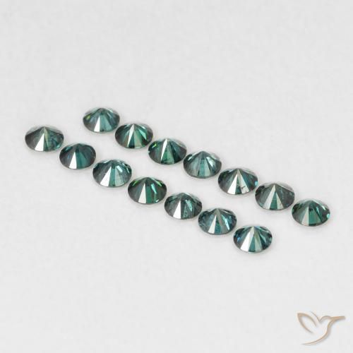 Diamant Vert naturelle Tour, 0.03 ct, VVS-VS