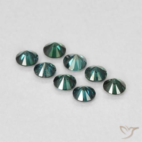 Diamant Vert naturelle Tour, 0.02 ct, VVS-VS