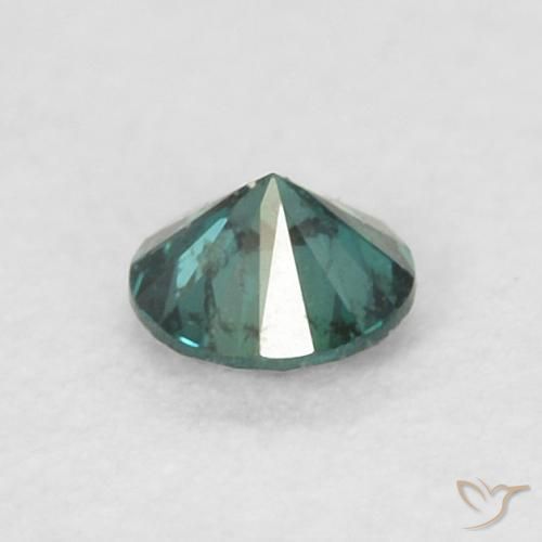 Diamant Vert naturelle Tour, 0.08 ct, VS