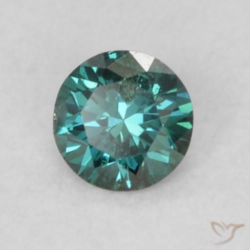 Diamant Vert naturelle Tour, 0.08 ct, VS