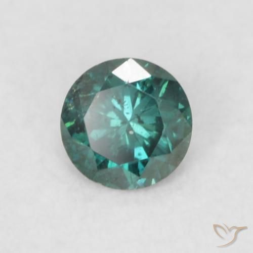 Diamant Vert naturelle Tour, 0.07 ct, VS
