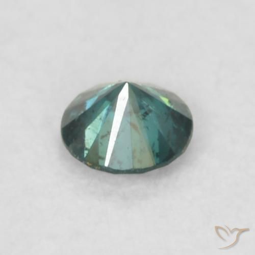 Diamant Vert naturelle Tour, 0.07 ct, VS